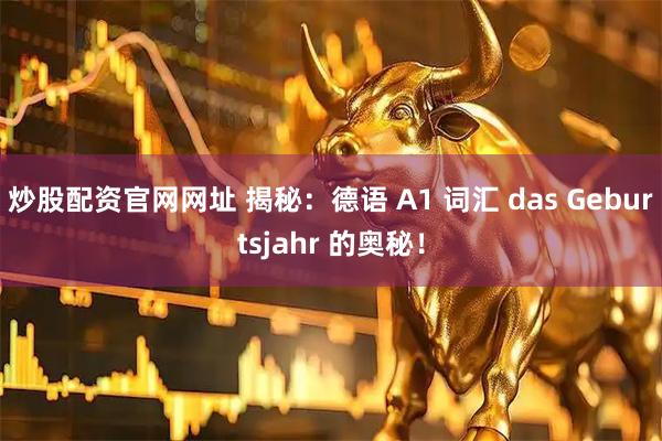 炒股配资官网网址 揭秘：德语 A1 词汇 das Geburtsjahr 的奥秘！